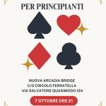 CORSO BRIDGE PRINCIPIANTI<BR>NUOVA ARCADIA