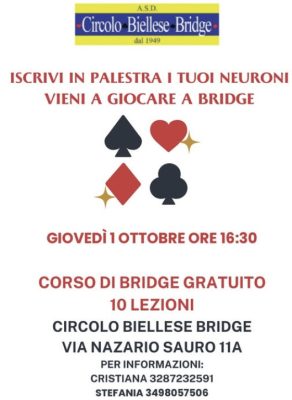 CORSO BRIDGE BIELLESE